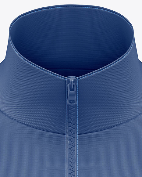 Long Sleeve Track Jacket Mockup - Front View