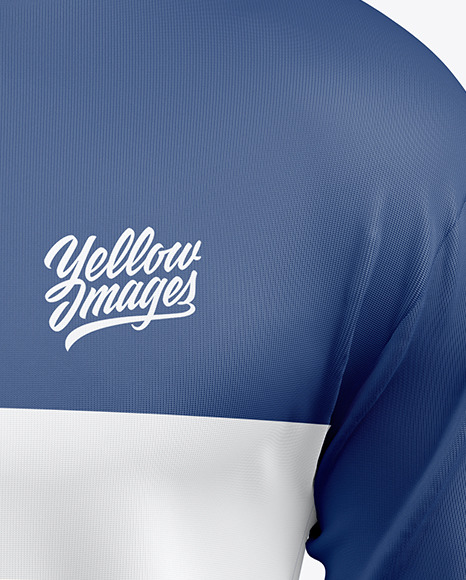 Long Sleeve Track Jacket Mockup - Front View