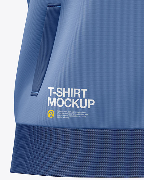 Long Sleeve Track Jacket Mockup - Front View