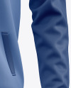 Long Sleeve Track Jacket Mockup - Front View