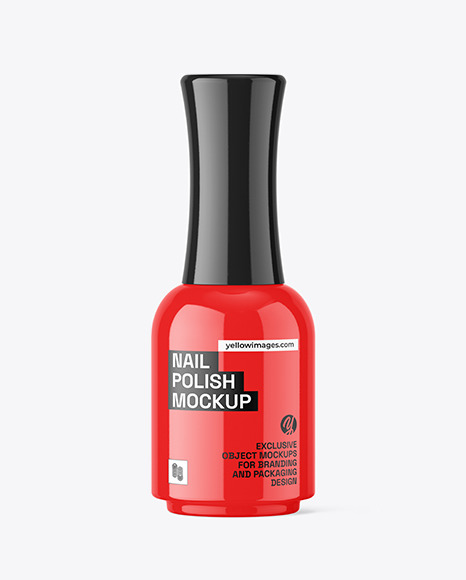 Nail Polish Bottle Mockup