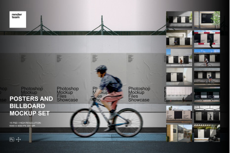 Posters and Billboard Mockup Set