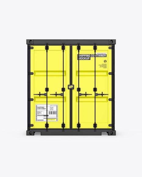 10F Shipping Container Mockup