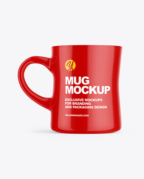 Glossy Mug Mockup