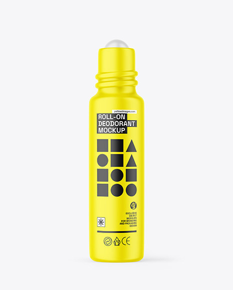 Matte Roll-On Deodorant Mockup