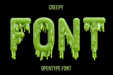 Creepy Font