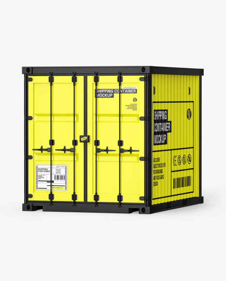 10F Shipping Container Mockup