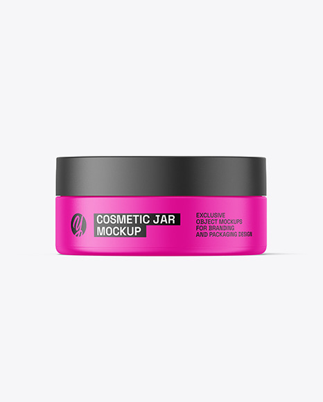 100ml Matte Cosmetic Jar Mockup