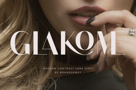 Glakome – Modern Contrast Sans Serif