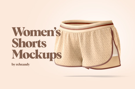 Women&#039;s Shorts Mockup