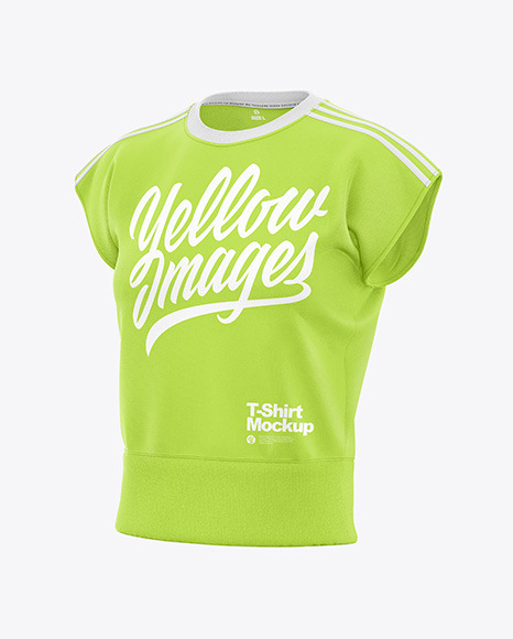 Women’s T-Shirt Mockup - Half Side View
