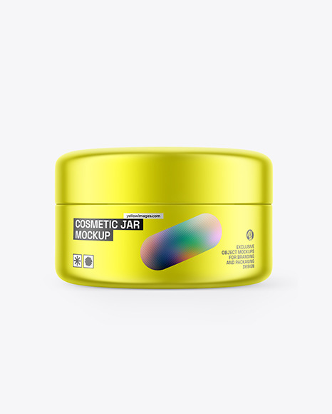 Metallic Jar Mockup