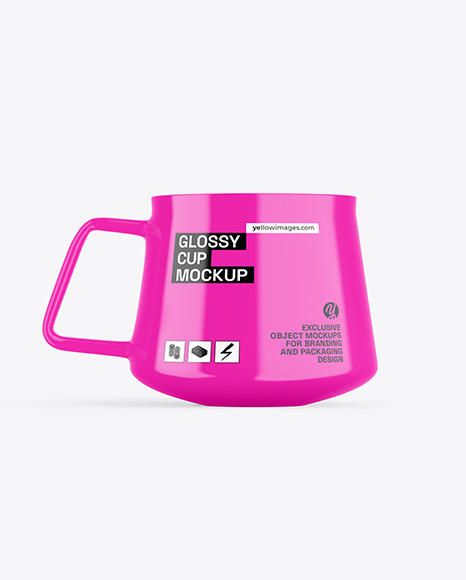 Glossy Cup Mockup