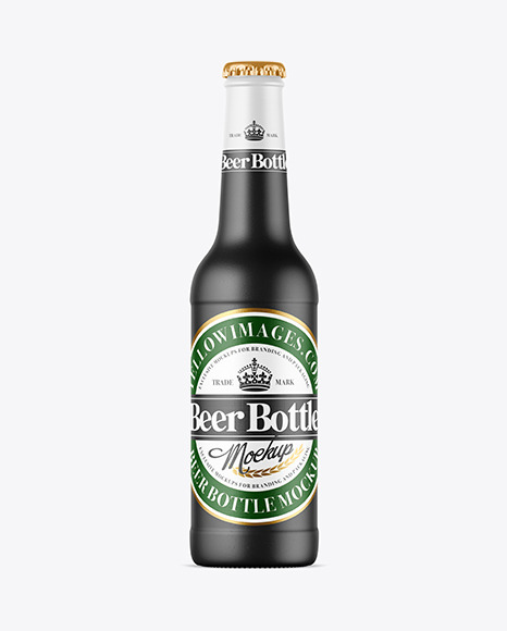 330ml Ceramic Beer Bottle Mockup