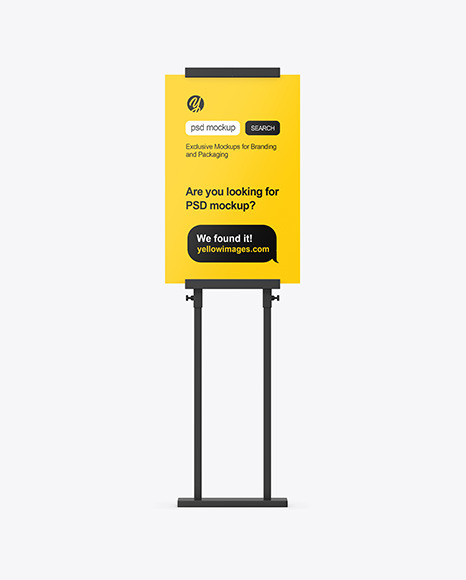 Poster Stand Mockup