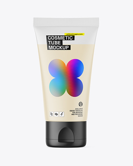 Cosmetic Cream Tube Mockup