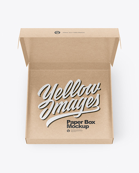 Opened Box Mockup