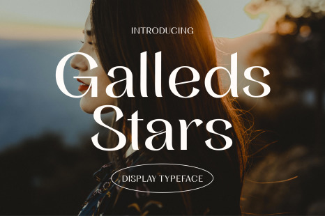 Galleds Stars Display Font