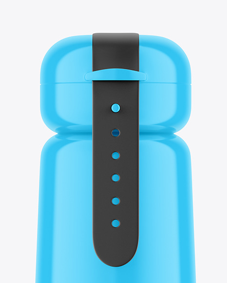 Glossy Sport Bottle Mockup