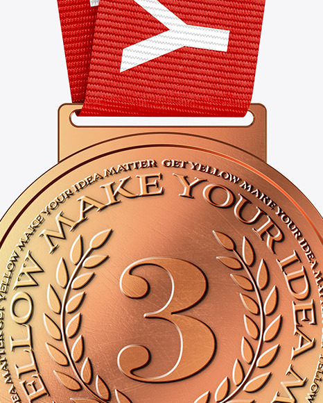 Bronze Medal Mockup