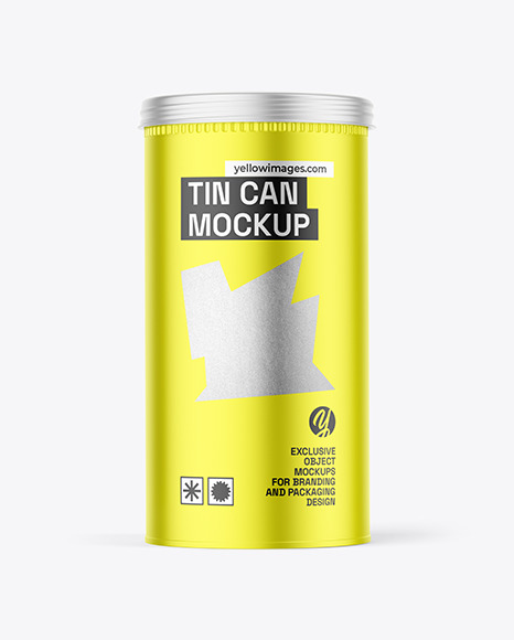 Tin Can Mockup