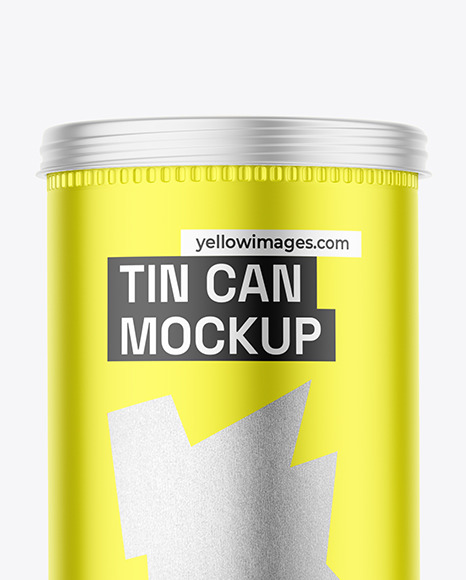 Tin Can Mockup