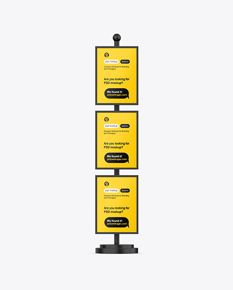 Poster Stand Mockup