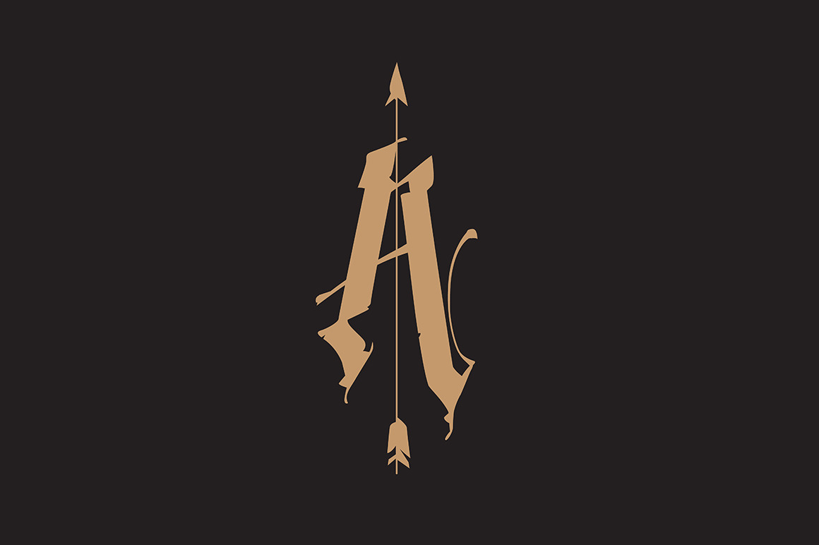 Gothic modern font!