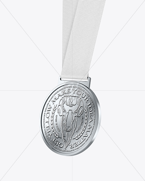 Silver Medal Mockup - Free Download Images High Quality PNG, JPG