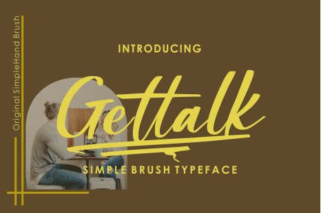 Gettalk Font
