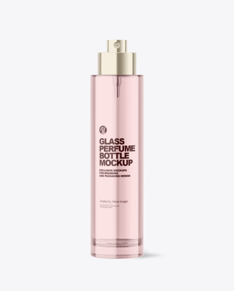 Glass Perfume Bottle Mockup