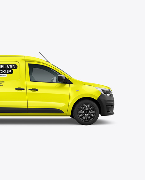 Panel Van Mockup - Side View