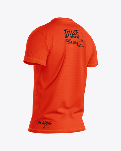 Round Neck T-Shirt Mockup