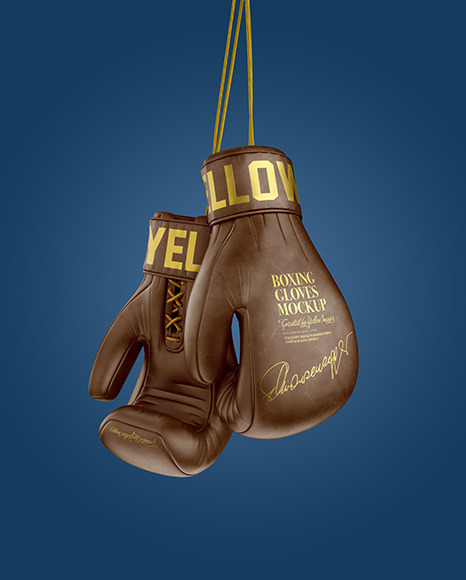 Boxing Gloves Mockup