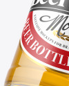 330ml Clear Glass Beer Bottle Mockup