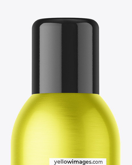 500ml Metallic Spray Bottle Mockup