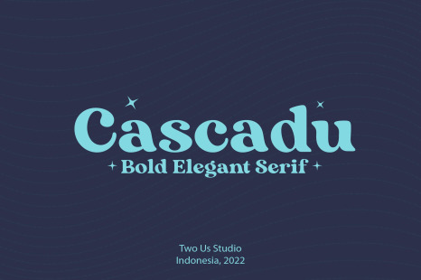 CASCADU - ELEGANT SERIF TYPEFACE