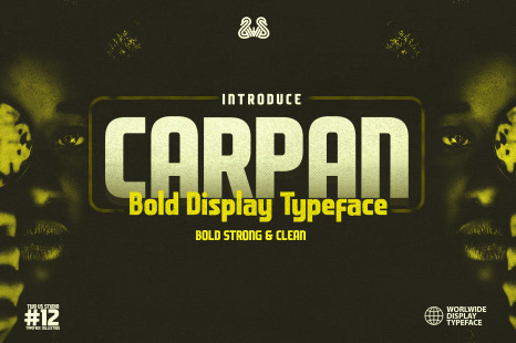 CARPAN - BOLD DISPLAY TYPEFACE