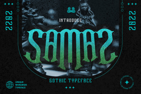 SAMAZ - GOTHIC TYPEFACE