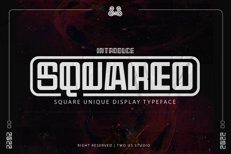 SQUAREO - DISPLAY TYPEFACE