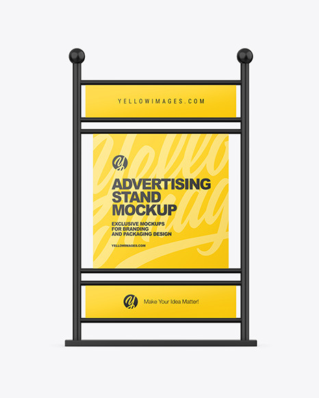 Advertising Banner Stand Mockup