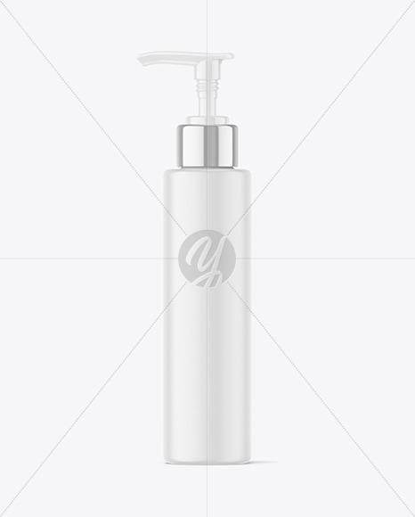 Matte Pump Bottle Mockup