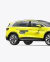 Electric Crossover SUV Mockup - Half Side View