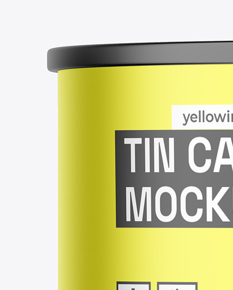 Tin Can Mockup