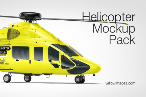 Helicopter Mockup Pack