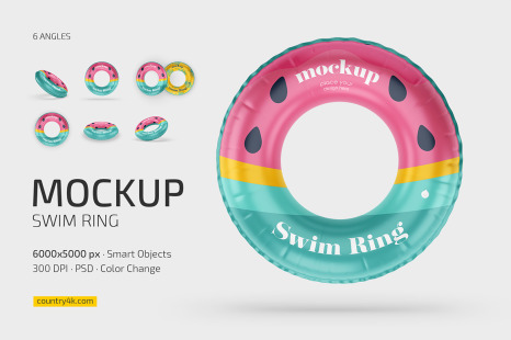 Swim Ring Mockup Set