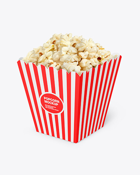 Popcorn Bag Mockup