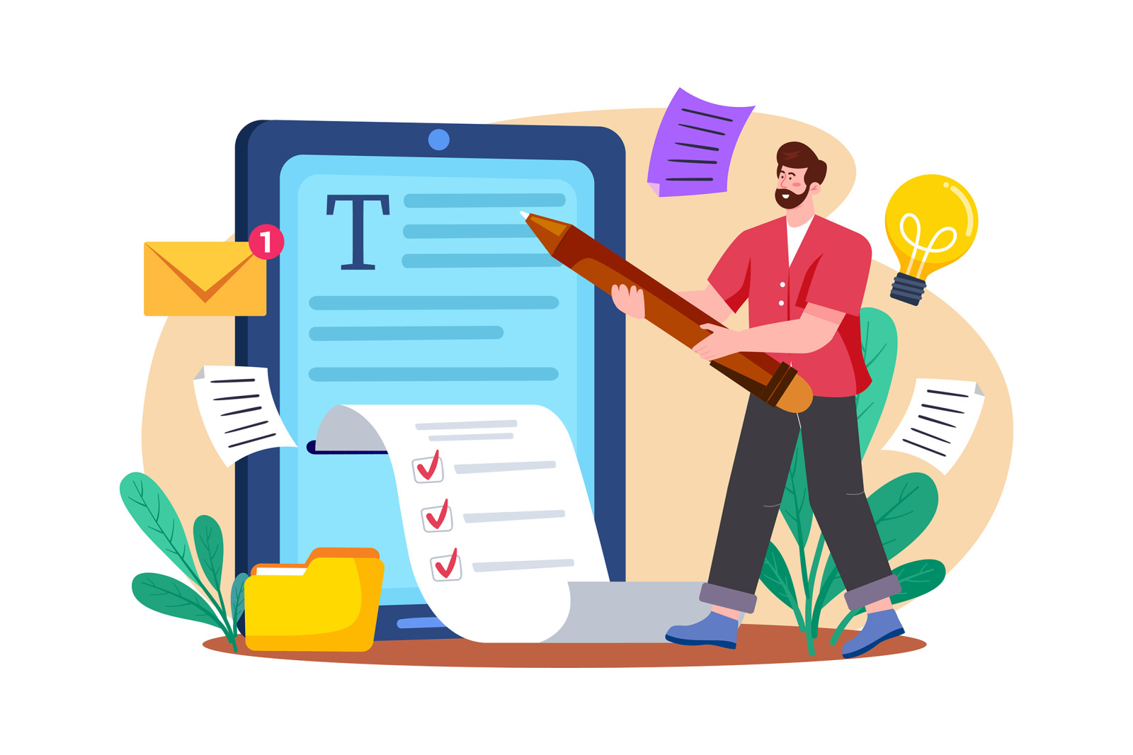 M567_Writing Careers Illustration Pack