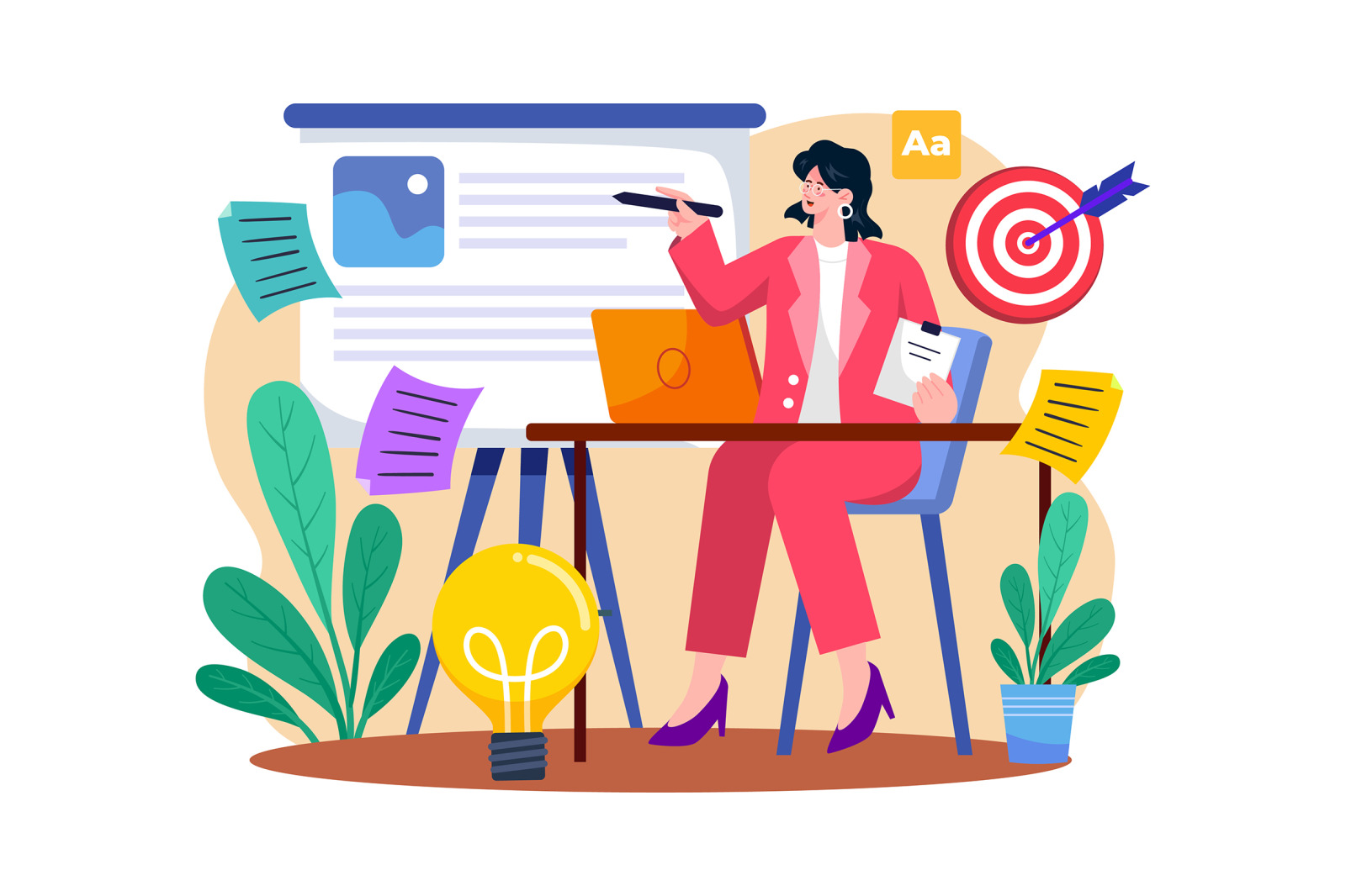 M567_Writing Careers Illustration Pack