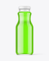 Red Juice Bottle Mockup